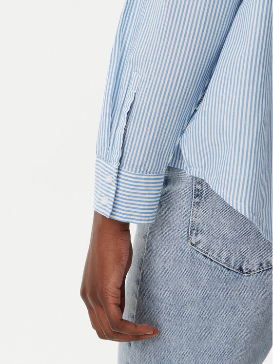 Mustang Mustang Marškiniai Ruby 1016116 Mėlyna Oversize