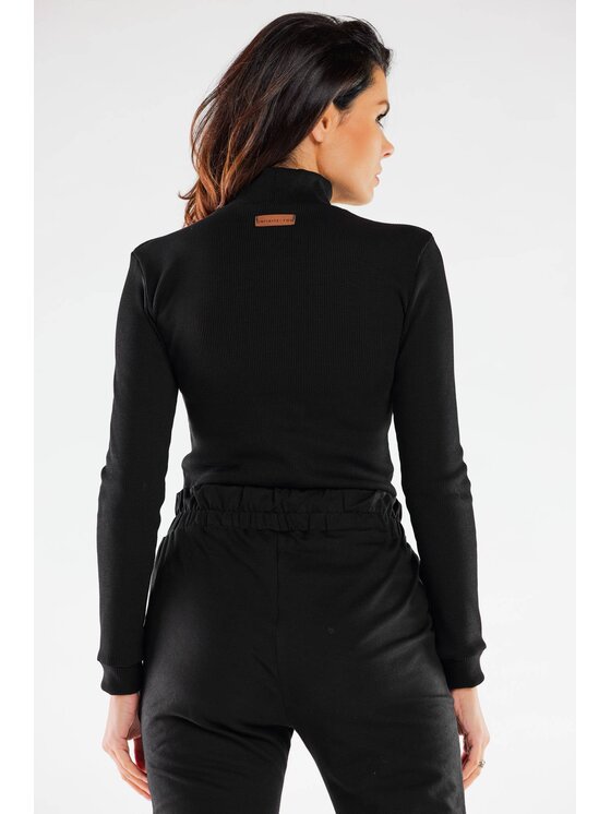 Infinite You Infinite You Blusa M283 Nero Basic Fit