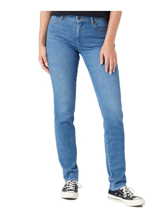 Wrangler Wrangler Jeansy W28LLG34M Niebieski Slim Fit