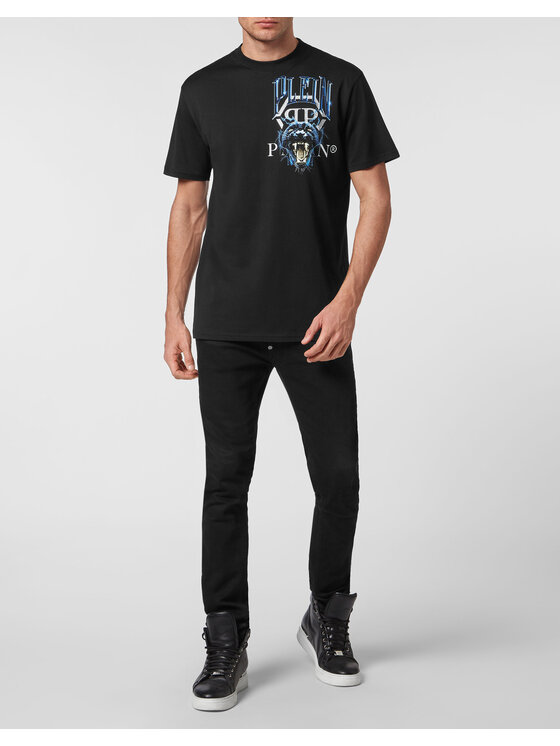 PHILIPP PLEIN PHILIPP PLEIN T-Shirt 1135 Černá Regular Fit