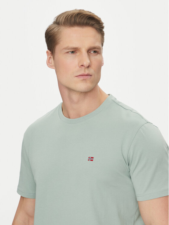 Napapijri Napapijri Футболка Salis NP0A4H8D Хакі Regular Fit