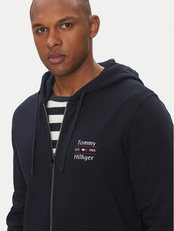 Tommy Hilfiger Tommy Hilfiger Pulóver MW0MW39250 Sötétkék Regular Fit