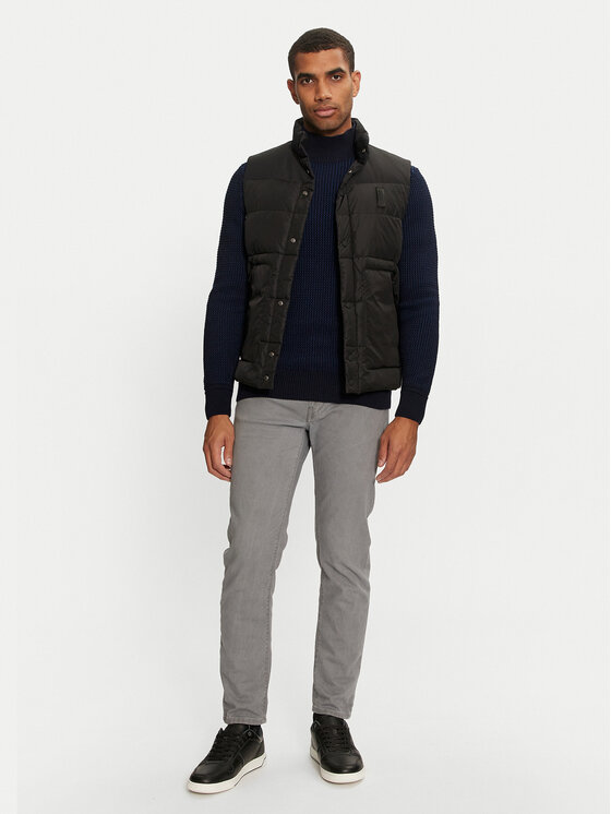 Bomboogie Bomboogie Γιλέκο VM8620TTNA4 Μαύρο Regular Fit