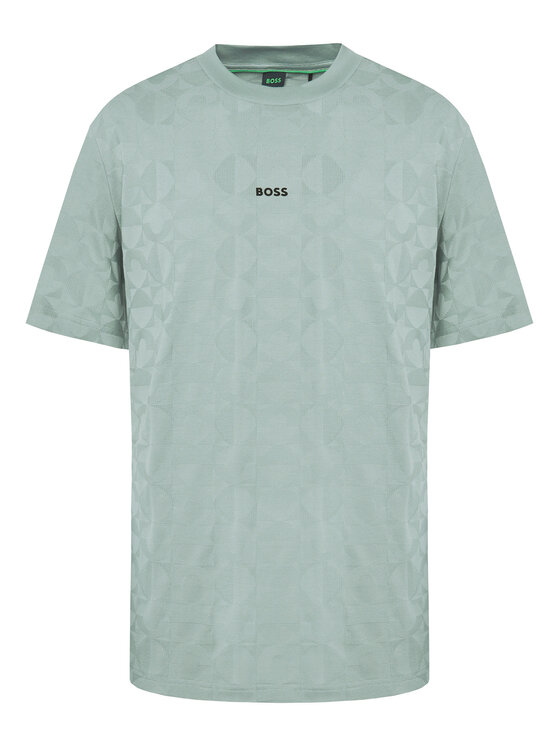 BOSS BOSS T-Shirt 50538184 Zielony Relaxed Fit