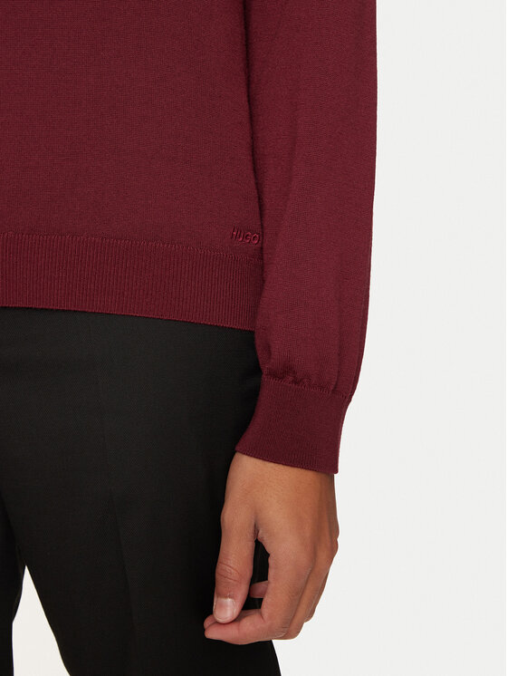 HUGO Hugo Sweter San Cedric-M1 50476832 Czerwony Regular Fit
