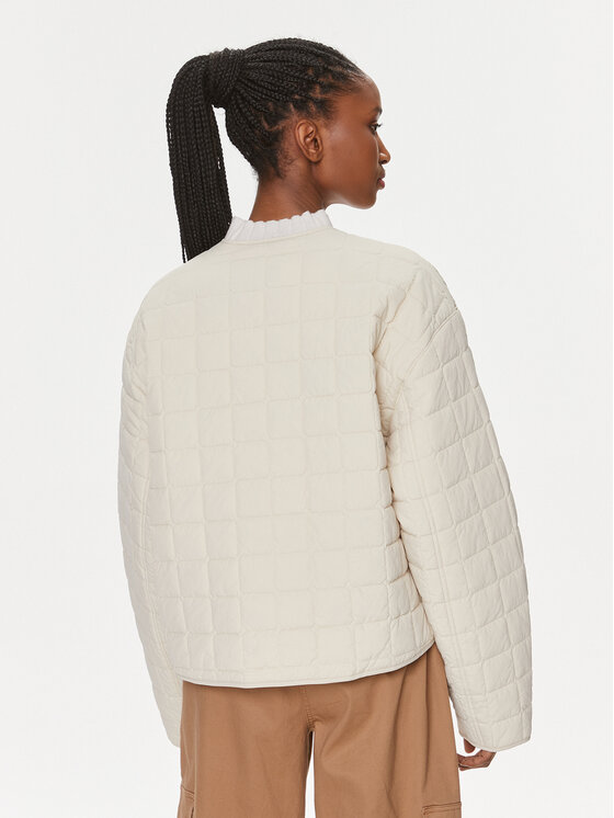 Calvin Klein Jeans Calvin Klein Jeans Prechodná bunda J20J221369 Écru Oversize
