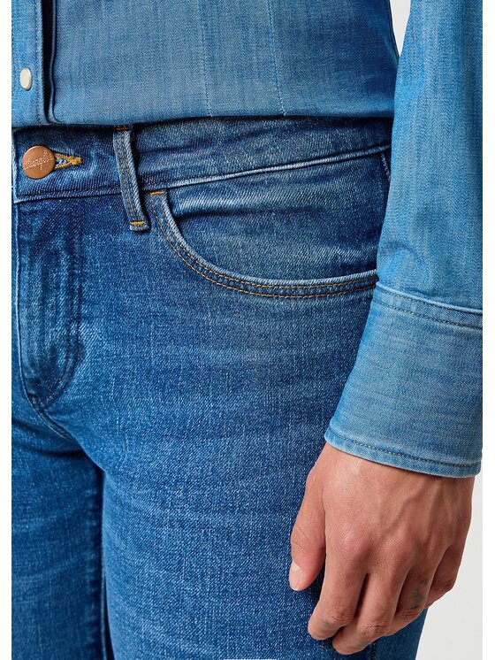 Wrangler Wrangler Jeansy BOOTCUT Niebieski Loose Fit