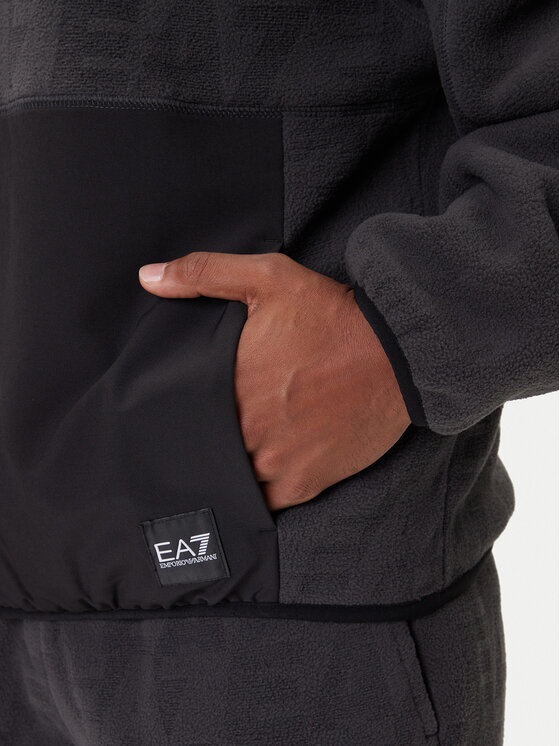 EA7 Emporio Armani EA7 Emporio Armani Fleecejacke 7M000982 AF16804 U8117 Grau Relaxed Fit