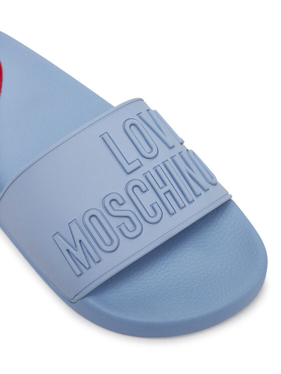 LOVE MOSCHINO LOVE MOSCHINO Klapki JA28052G1MI15712 Niebieski