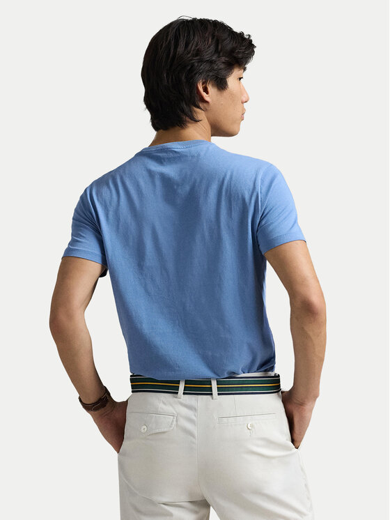 Polo Ralph Lauren Polo Ralph Lauren T-Shirt 710671438408 Modrá Slim Fit