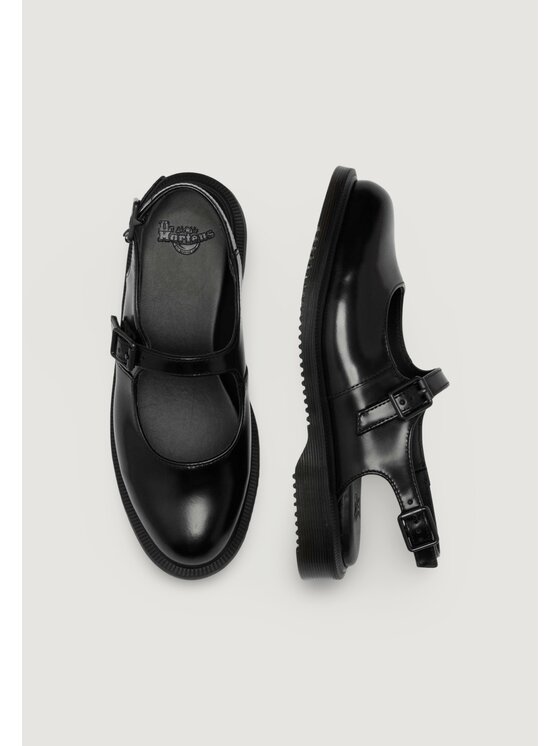 Dr. Martens Dr. Martens Sandali Madaline Black Polished Smooth Nero