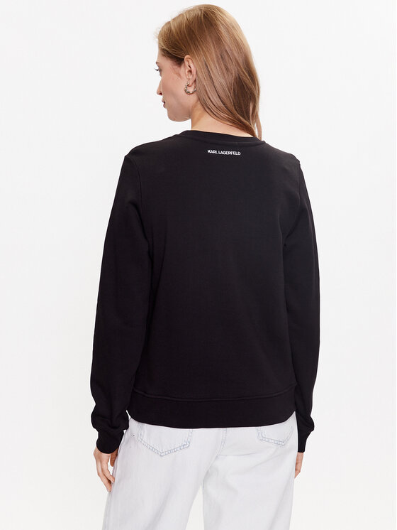 KARL LAGERFELD KARL LAGERFELD Μπλούζα Ikonik 2.0 230W1800 Μαύρο Regular Fit