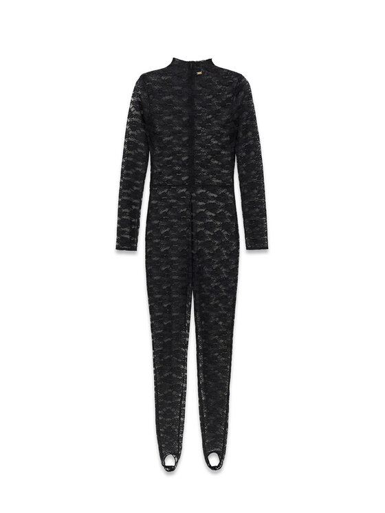 Guess Guess Salopetă O6BK08 K7280 Negru Slim Fit