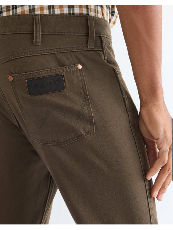 Wrangler Wrangler Jeansy GREENSBORO Brązowy Straight Leg