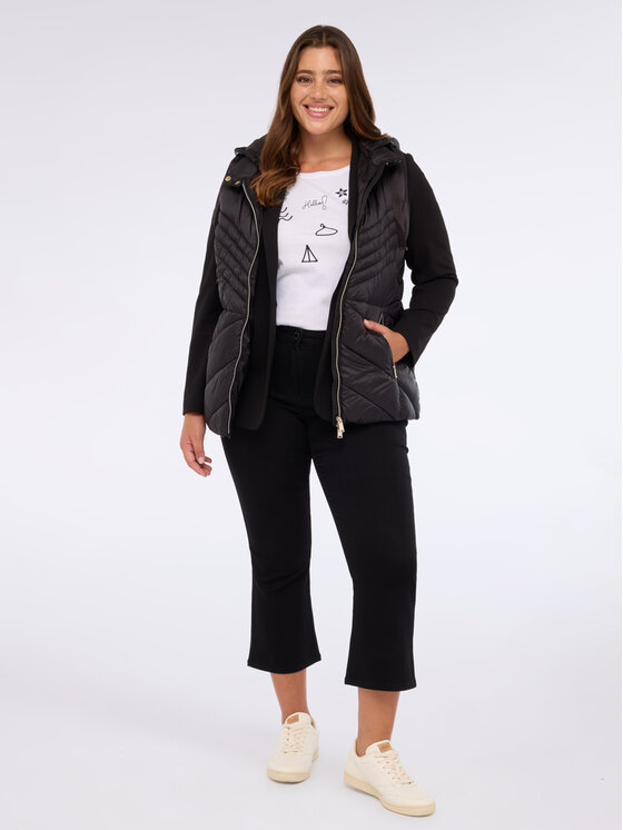 Fiorella Rubino Fiorella Rubino Giubbotto piumino F437T001338N033 Nero Regular Fit