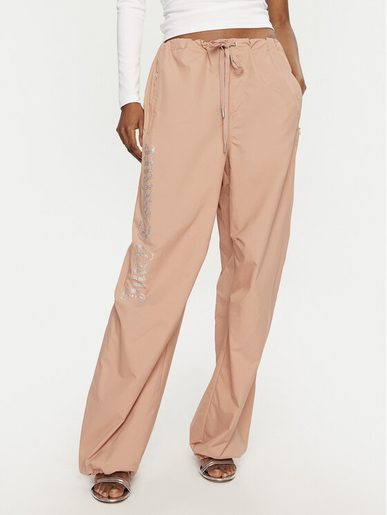 Juicy Couture Juicy Couture Спортивні штани Ayla JCWBJ24306 Бежевий Loose Fit
