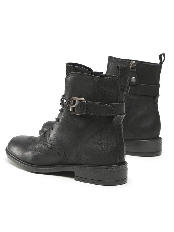 Geox Geox Schnürschuhe D Catria E D26LQE 07743 C9999 Schwarz