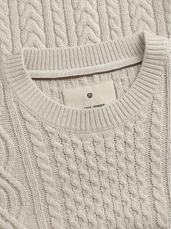 Jack & Jones Jack & Jones Maglione Blusean 12283486 Beige Regular Fit