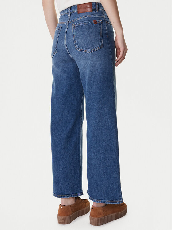 Weekend Max Mara Weekend Max Mara Džinsi Pulvino 2615181061 Tumši zils Wide Leg