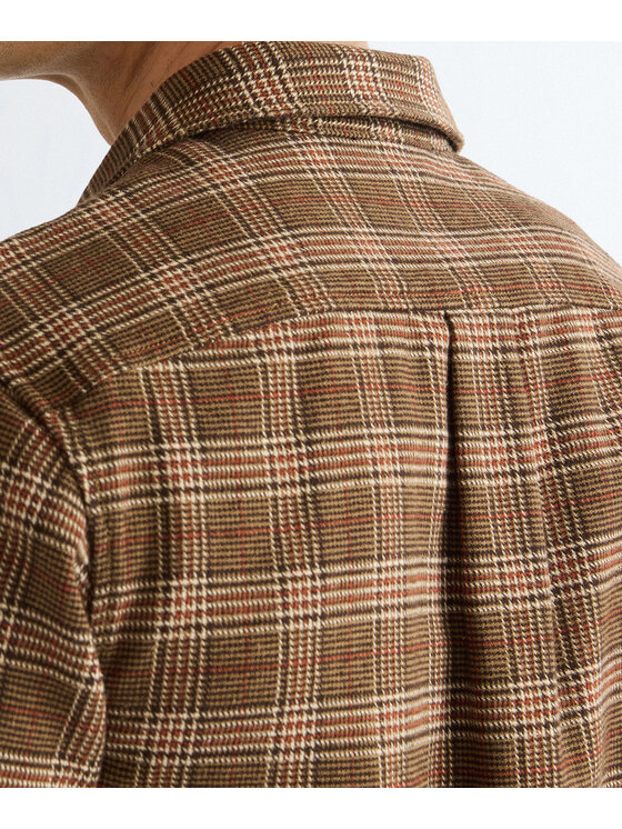 Wrangler Wrangler Koszula 112386948 Brązowy Regular Fit