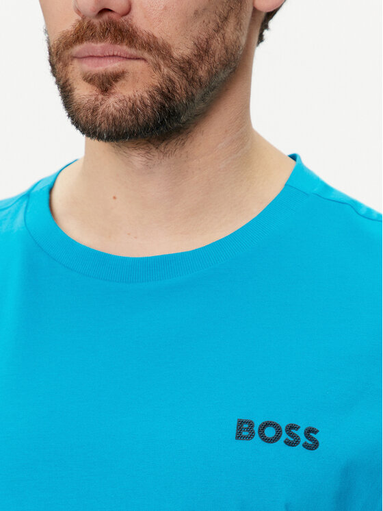 BOSS Boss Tricou 50515620 Albastru Regular Fit