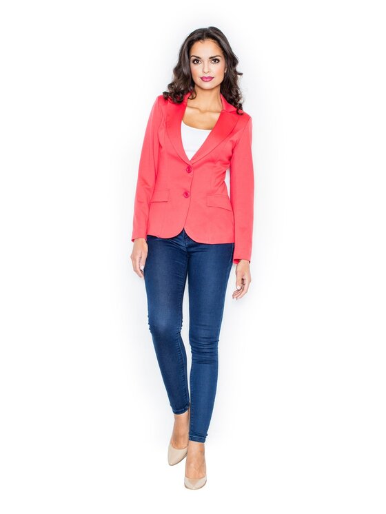 FIGL FIGLFIGL Giacca da abito M085 Arancione Slim Fit