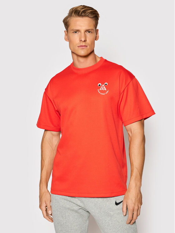 All red nike shirt online