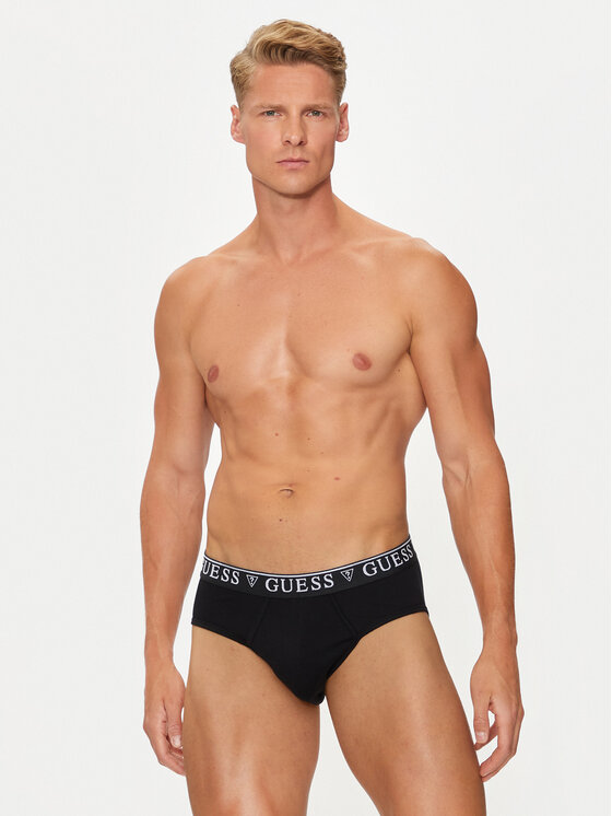 Guess Guess Set od 5 pari slip gaćica U4YG20 K6YW1 Crna