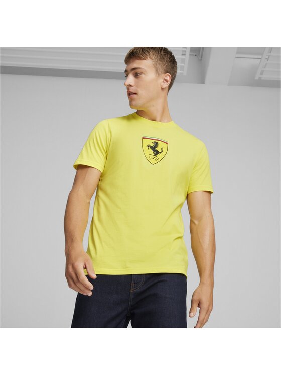 Puma Puma T-Shirt 623805 Żółty Regular Fit