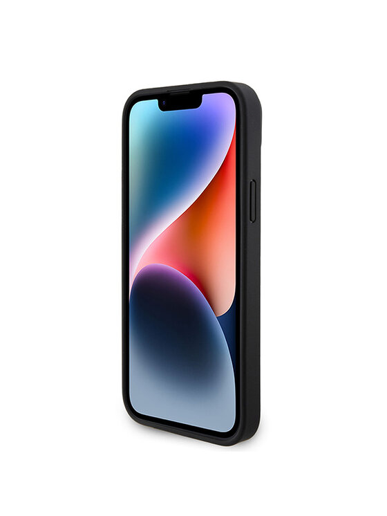Guess Guess Etui na telefon iPhone 15 Plus Czarny
