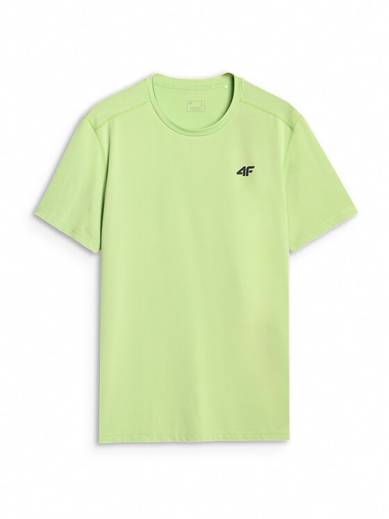 4F 4F Koszulka techniczna MULTI ACTIVE Zielony jasny Regular Fit