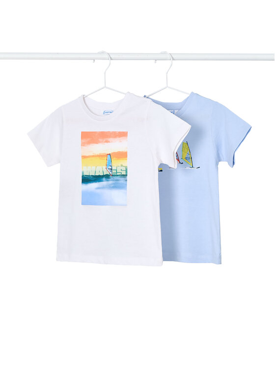 Mayoral Mayoral 2er-Set T-Shirts 3049 Bunt Regular Fit