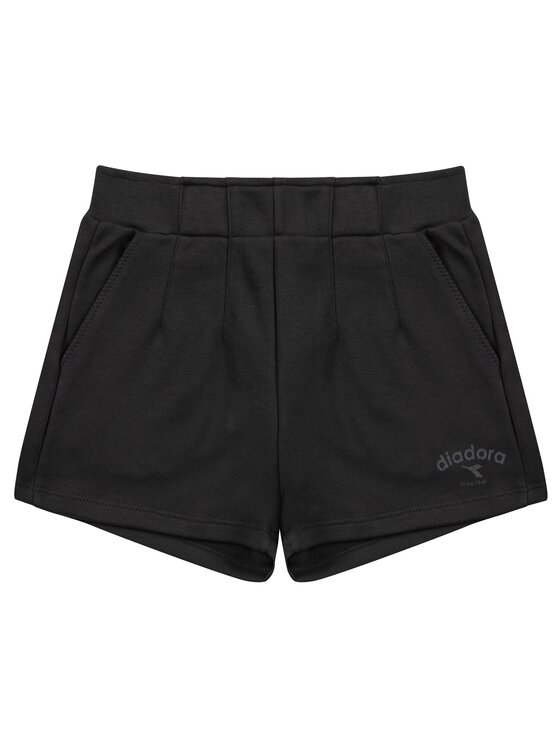 Diadora Diadora Szorty sportowe L. SHORTS ATHL. LOGO Czarny Regular Fit