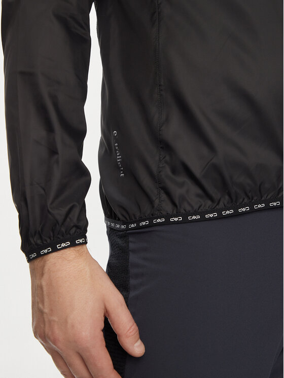 CMP CMP Bėgimo striukė 3C46777T Juoda Regular Fit