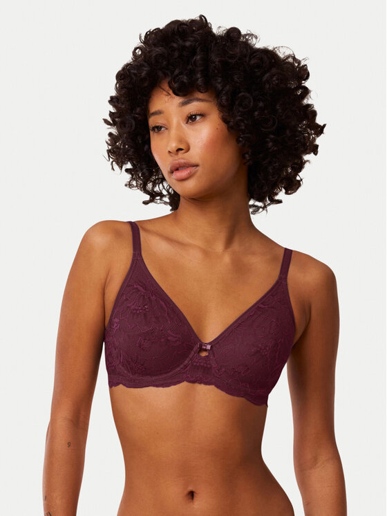 Triumph Podprsenka s kosticami Amourette Charm 10214458 Bordová