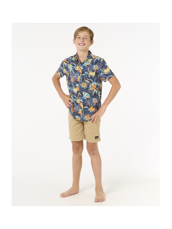 Rip Curl Rip Curl Koszula Raw Energy Shirt - Boy Granatowy Standard Fit