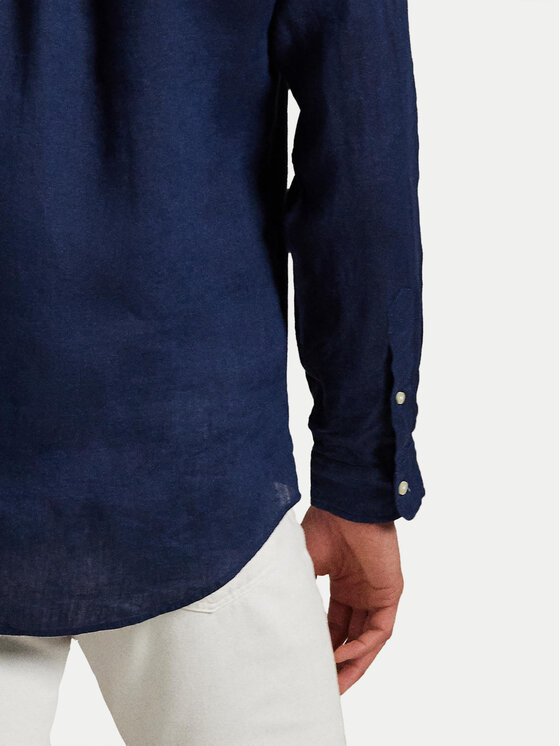 Polo Ralph Lauren Polo Ralph Lauren Košulja 710968915007 Tamnoplava Slim Fit