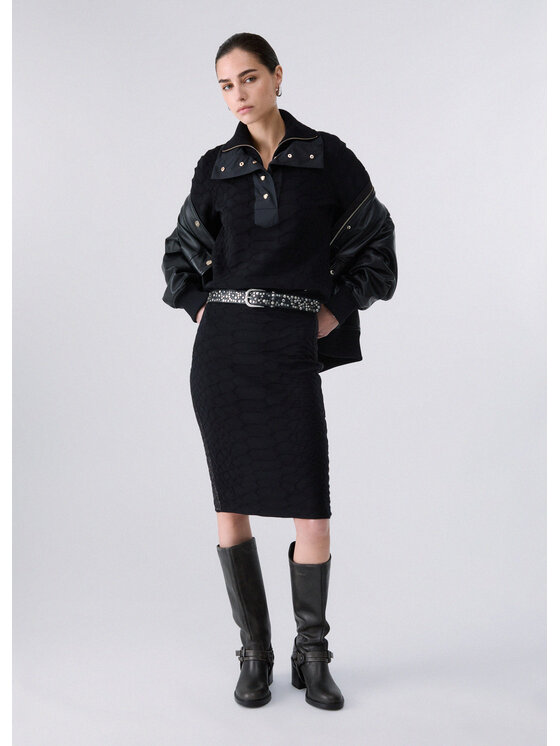 Liu Jo Liu Jo Maglione TF6229MS49I22222 Nero Regular Fit