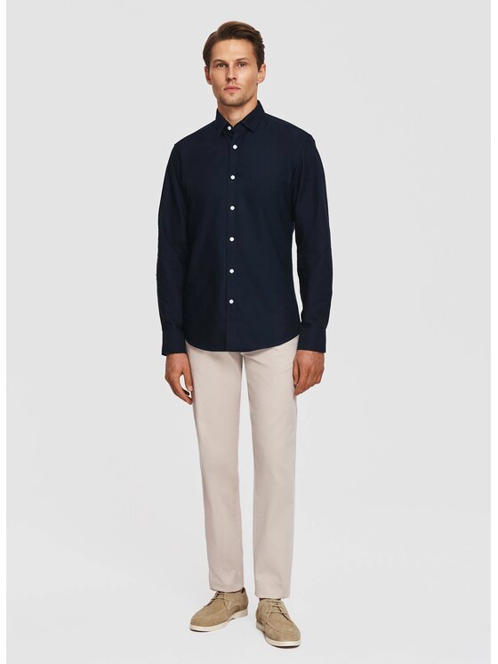 Pako Lorente Pako Lorente Koszula P26SN-1X-020 Granatowy Slim Fit
