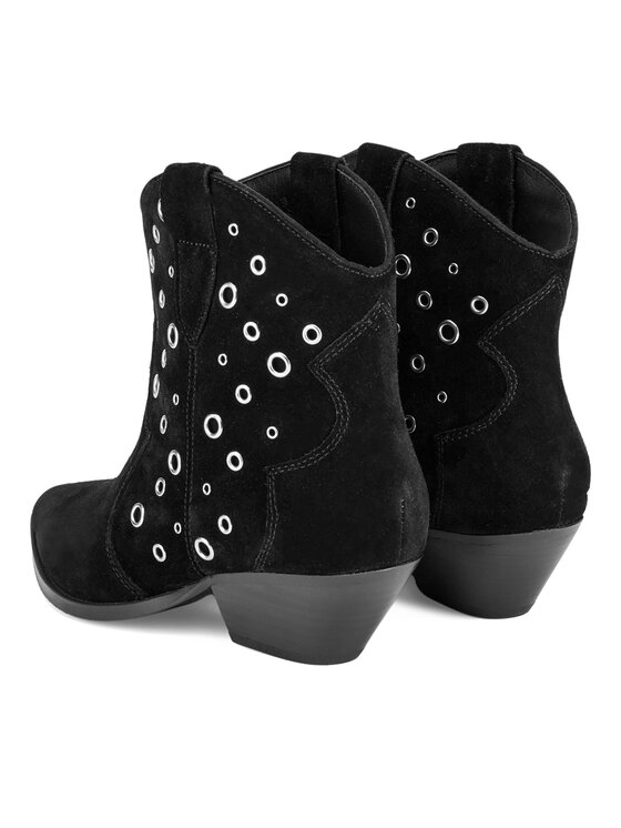 Badura Badura Cizme și botine cowboy ORCHID-V365-C-191-1 Negru