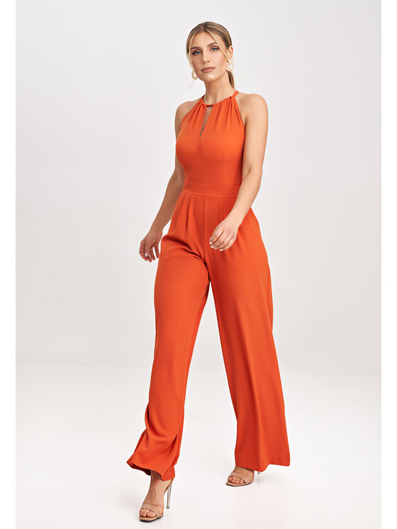 FIGL FIGLFIGL Jumpsuit M1023 Arancione Regular Fit