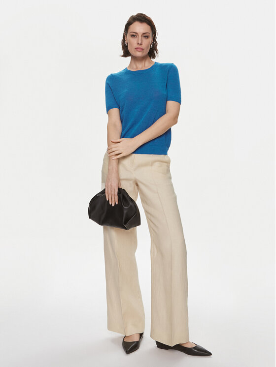 Weekend Max Mara Weekend Max Mara Sweter Pancone 2415361032 Niebieski Regular Fit