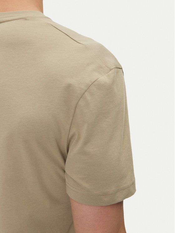 Calvin Klein Calvin Klein T-Shirt Hero K10K111346 Beżowy Regular Fit
