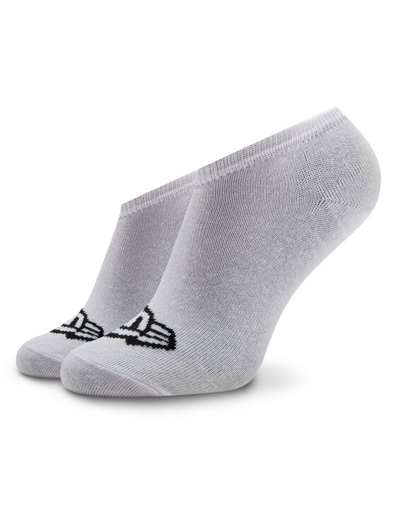 New Era New Era Șosete scurte Flag Sneaker Sock 13113638 Alb