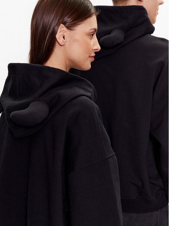 2005 2005 Felpa Unisex Horned Nero Regular Fit
