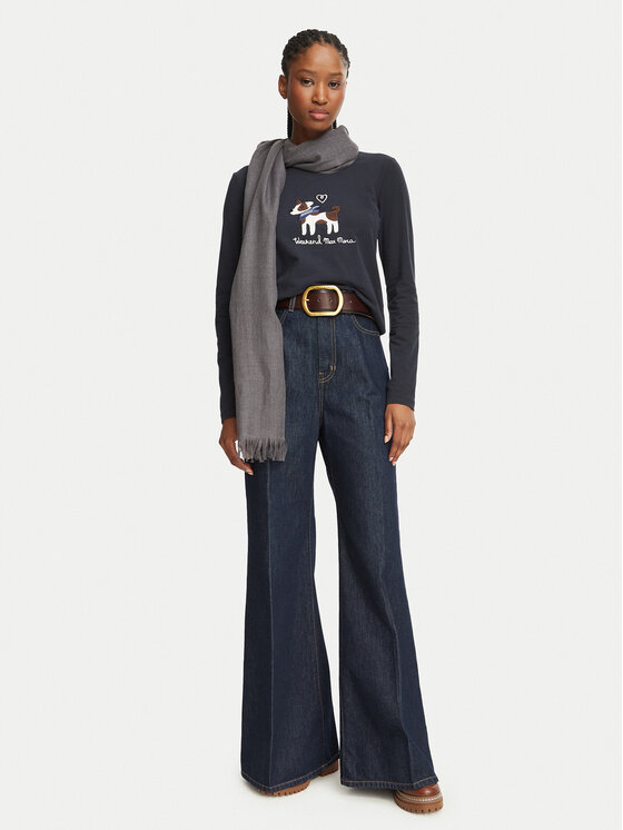 Weekend Max Mara Weekend Max Mara Блуза Cestino 2625946042 Тъмносин Regular Fit