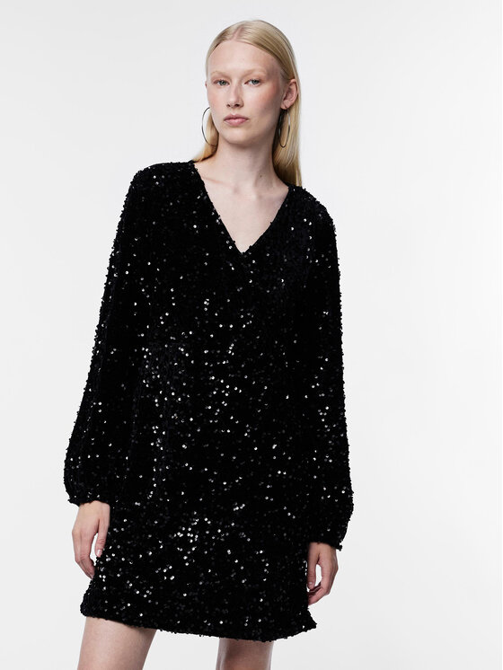 Pieces Pieces Kokteilikleit 17133626 Must Slim Fit