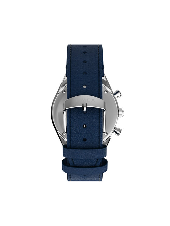 Timex Timex Ročna ura Q Diver Inspired Chronograph TW2Y36100 Mornarsko modra