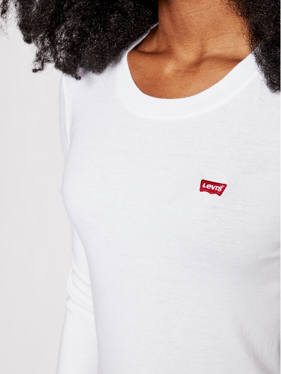 Levi's® Bluzka Long Sleeve Baby Tee 695550000 Slim Fit Modivo.pl