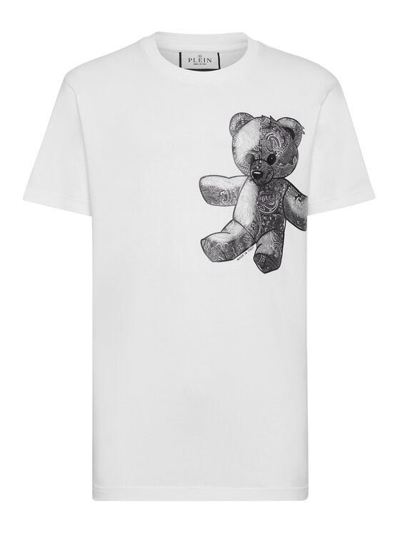 PHILIPP PLEIN PHILIPP PLEIN T-Shirt 3809 Bílá Regular Fit